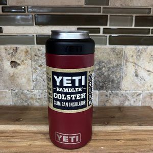 YETI Rambler Colster 12 oz Slim Can Insulator - Harvest Red